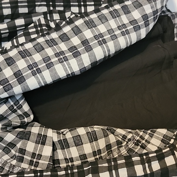 Terra and sky plus size 16w-18w black and white checked dress - Picture 6 of 6